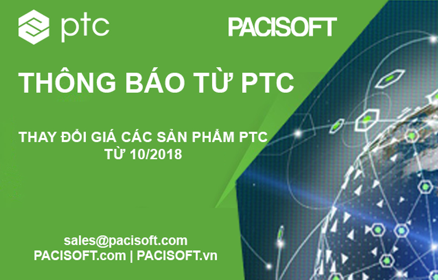 THÃNG BÃO Tá»ª PTC: Thay Äá»i giÃ¡ cÃ¡c sáº£n pháº©m PTC tá»« 10/2018