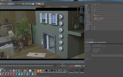Tính năng Motion Tracker của Cinema 4D