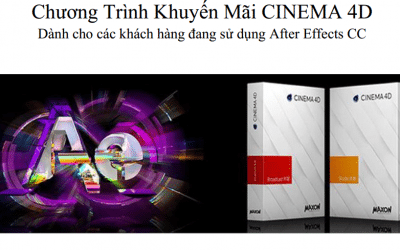 Khuyến Mãi Cinema 4D bản quyền