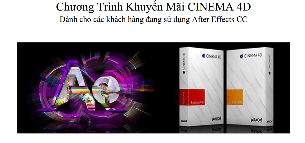 Khuyến Mãi Cinema 4D bản quyền