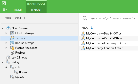 Veeam Cloud Connect cho Enterprise