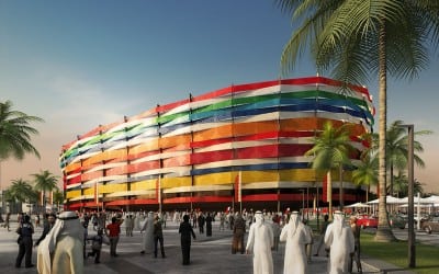 Các Studio tại HHVISION sử dụng Cinema 4D thiết kế các sân vận động cho Thế vận hội FIFA 2022 tại Qatar.