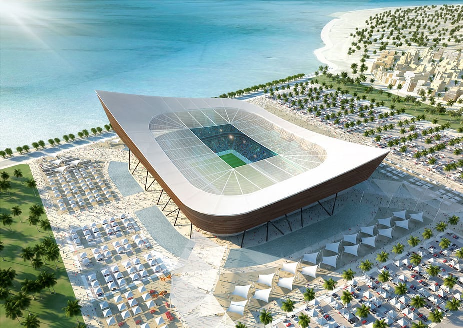 Cinema 4D thiết kế các sân vận động cho Thế vận hội FIFA 2022
