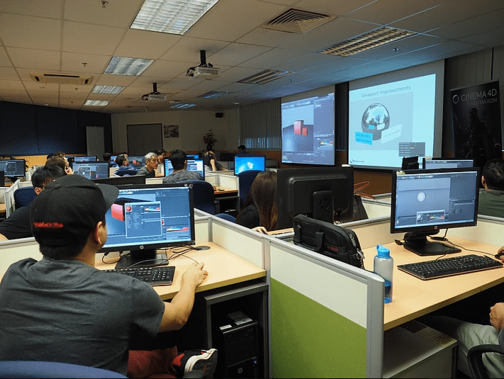 Cinema 4D R19 workshop tại Trung tâm đào tạo ủy quyền của MAXON tại Singapore