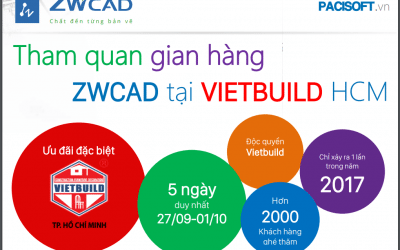 Tham quan Vietbuild 2017 cùng ZWCAD nhận ngay ưu đãi độc quyền