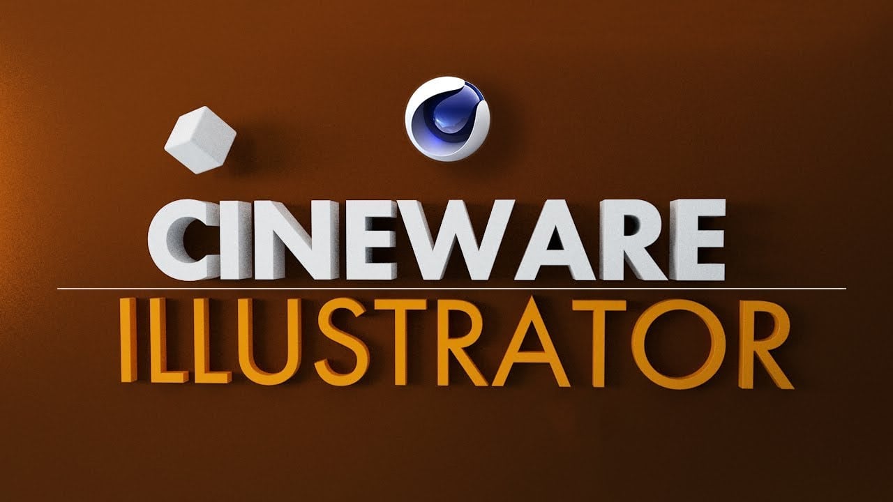 Plugin Cineware for Illustrator mới cho phép các nhà thiết kế 2D dễ dàng làm việc trong chế độ 3D