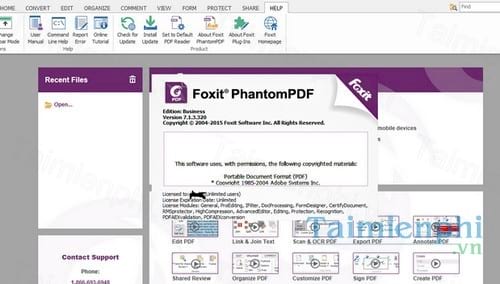 Foxit PhantomPDF 7  giúp chia sẻ và đánh giá PDF cho người dùng máy tính và điện thoại