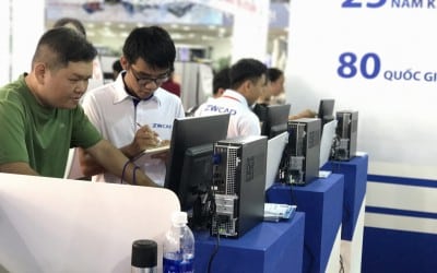 Hàng ngàn người ghé thăm gian hàng ZWCAD tại VIETBUILD 2017
