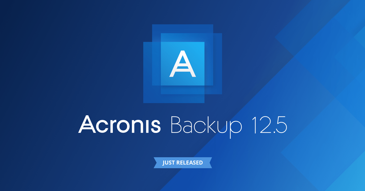 Acronis Backup 12.5 Advanced