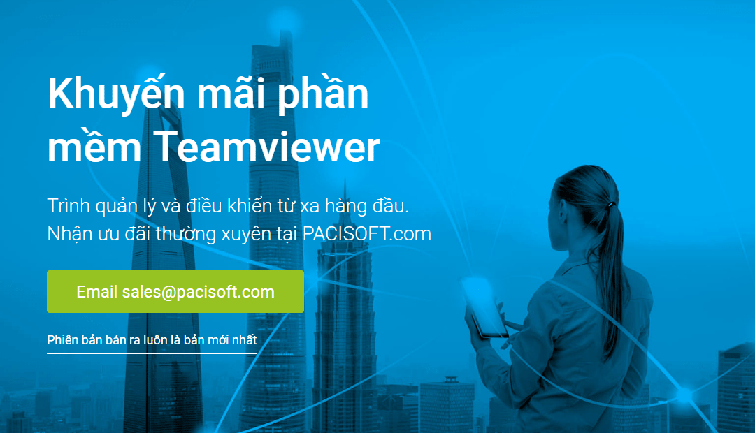 Khuyến mãi Teamviewer bản quyền