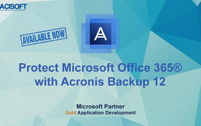 Bảo vệ Microsoft Office 365 với Acronis Backup 12