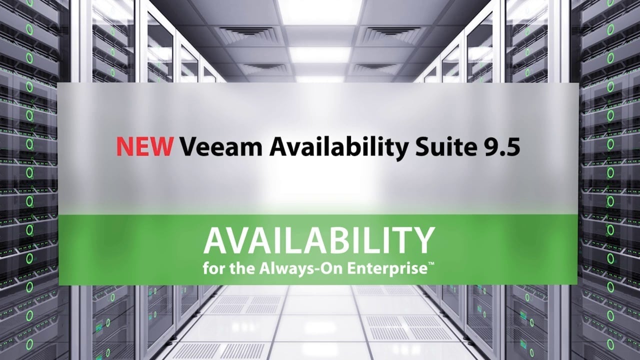 NEW Veeam Availability Suite 9.5 Update 3