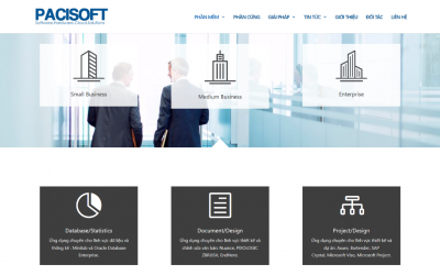 Pacisoft cho ra mắt website mới Pacisoft.vn