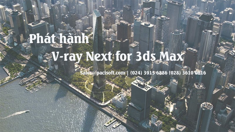 Chaosgroup ra mắt V-Ray Next for 3ds Max