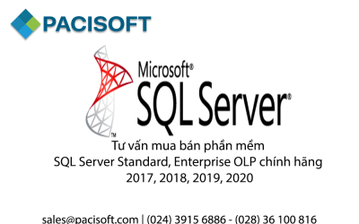 Tư vấn mua bán phần mềm SQL Server Standard, Enterprise OLP chính hãng 2019, 2022