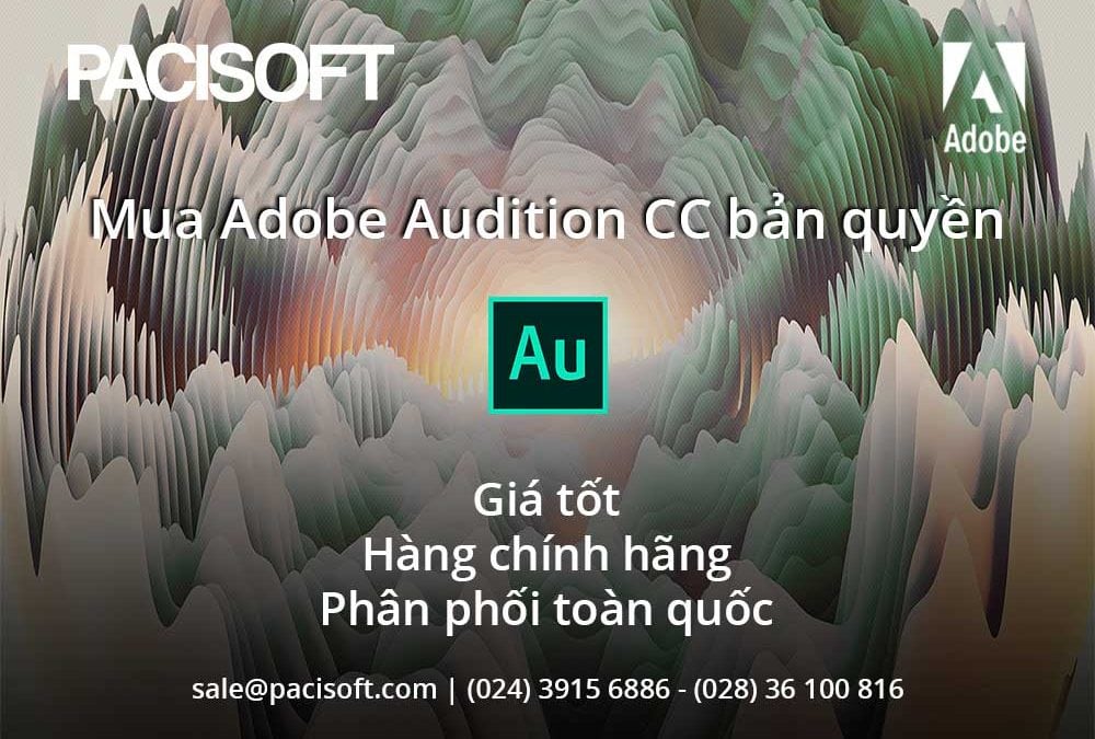 Tư vấn mua bán Adobe Audition CC bản quyền