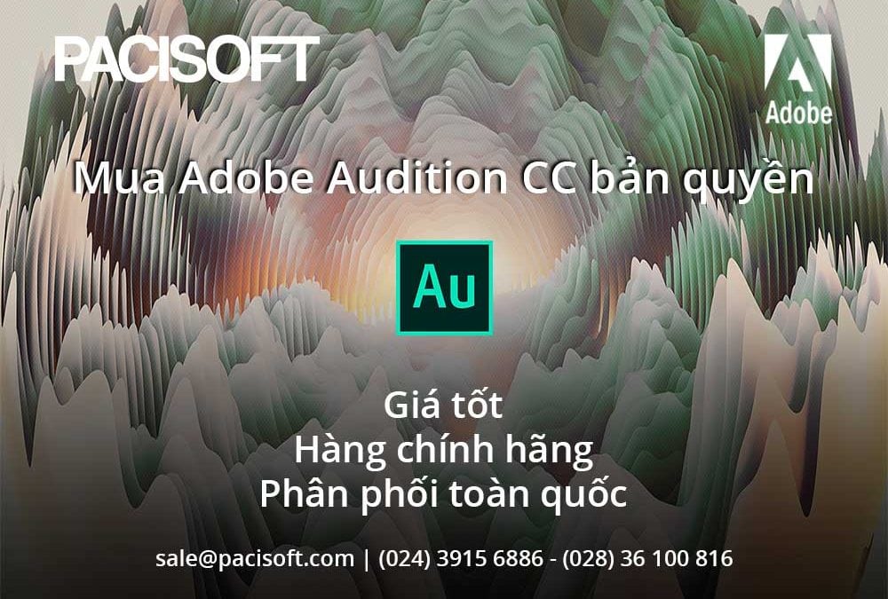Hướng dẫn mua bán Adobe Audition CC bản quyền
