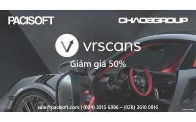 Giảm giá 50% VRscans cho khách hàng đã mua V-Ray Next