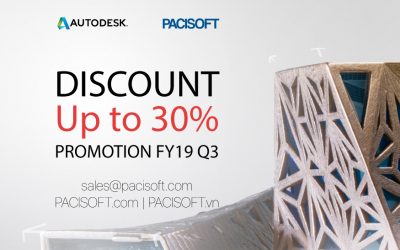 Chương trình khuyến mãi Autodesk giảm giá đến 30% FY19 Q3