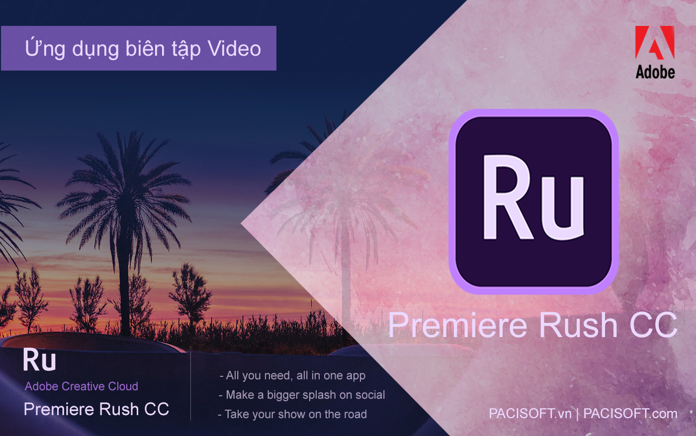 mua adobe Premiere Rush CC