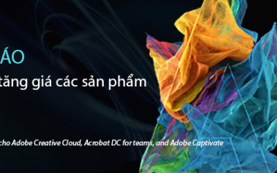 Thông báo điều chỉnh tăng giá các sản phẩm Adobe