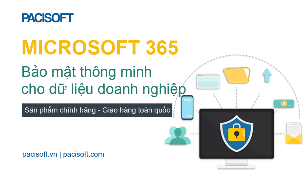 Microsoft 365: Bảo mật dữ liệu thông minh