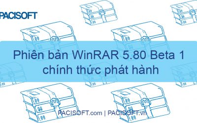 WinRAR 5.80 phiên bản Beta 1 vừa mới phát hành