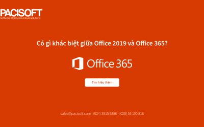 Thử thách song sinh: Office 365 vượt mặt Office 2019