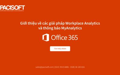 Giới thiệu về các giải pháp Workplace Analytics và thông báo MyAnalytics trong Office 365