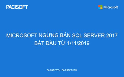 Microsoft ngừng bán SQL 2017 và chuyển thành SQL 2019 vào ngày 1/11/2019