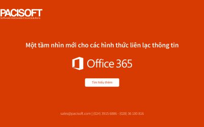 Một tầm nhìn mới cho các hình thức liên lạc thông tin trong Office 365