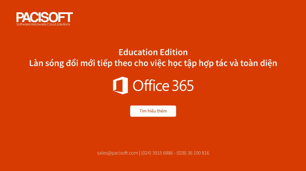 office 365 Education mang đến lần sóng mới