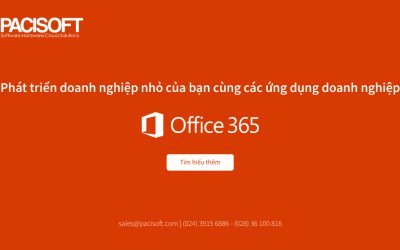 Phát triển doanh nghiệp nhỏ của bạn cùng các ứng dụng kinh doanh của Office 365