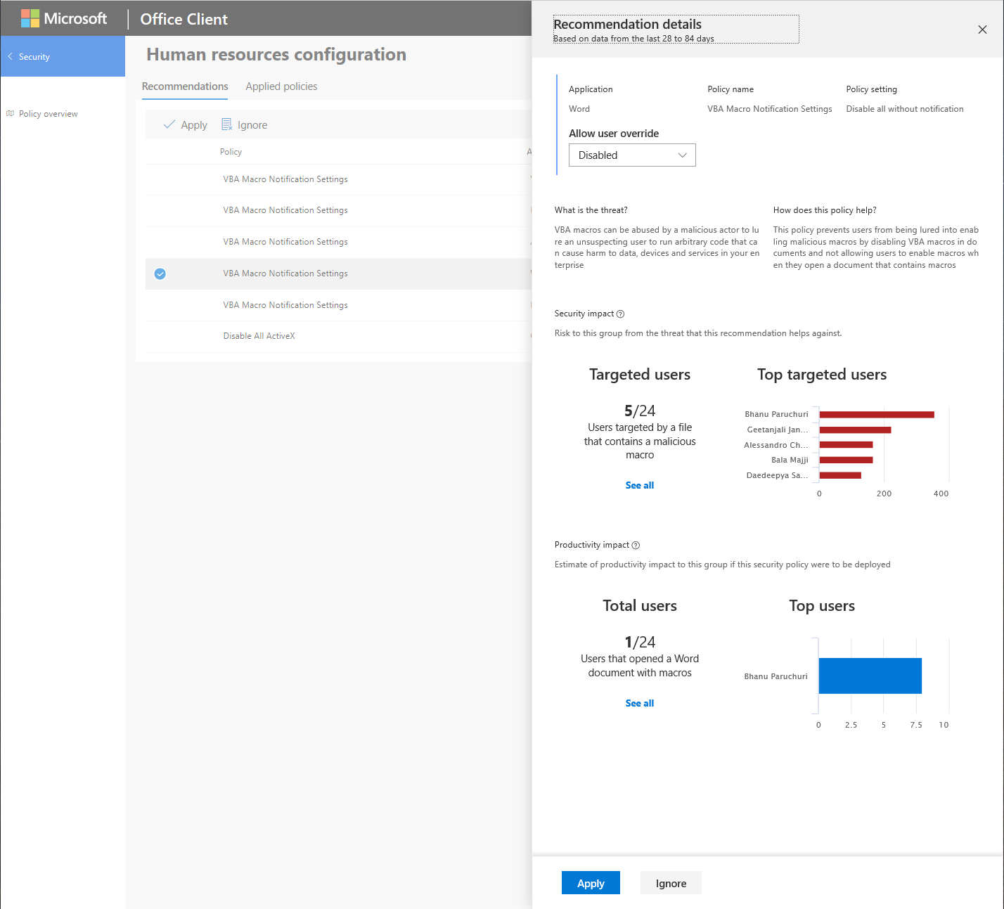 bảo mật office 365