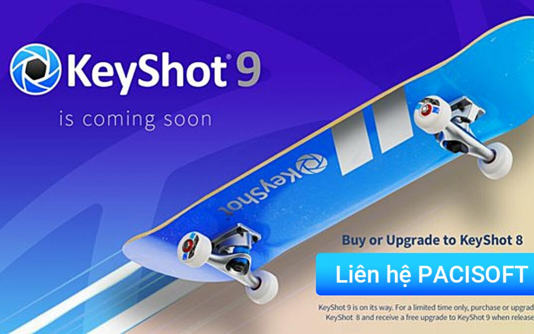 Nhận ngay KeyShot 9 khi mua hoặc upgrade lên KeyShot 8