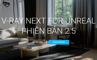 Chaosgroup cập nhật V-Ray Next for Unreal lên phiên bản 2.5