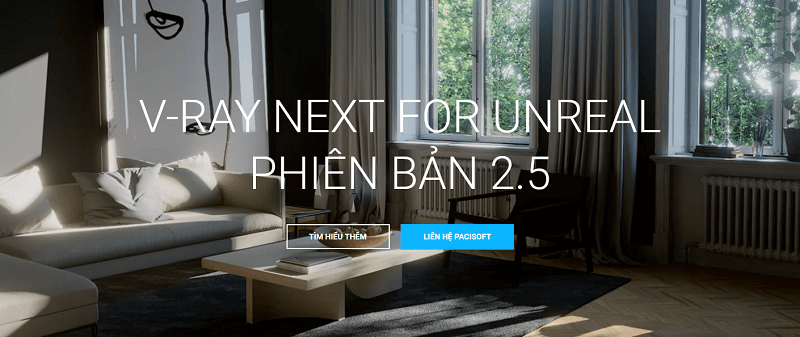 Chaosgroup cập nhật V-Ray Next for Unreal lên phiên bản 2.5