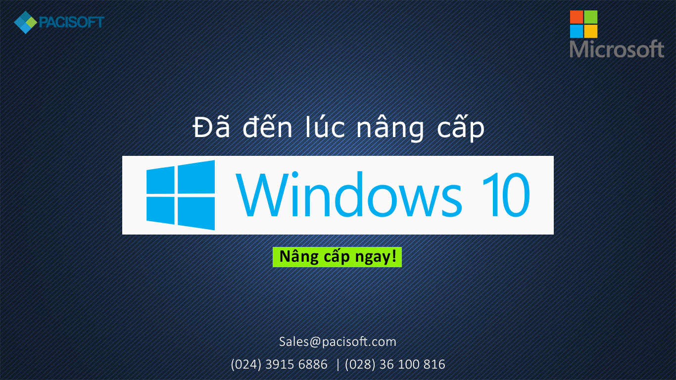 Đã đến lúc nâng cấp Windows 10