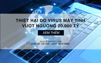 Thiệt hại do virus máy tính vượt ngưỡng 20.000 tỷ đồng