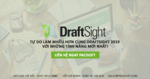 DraftSight 2019 - Tính năng nổi bật