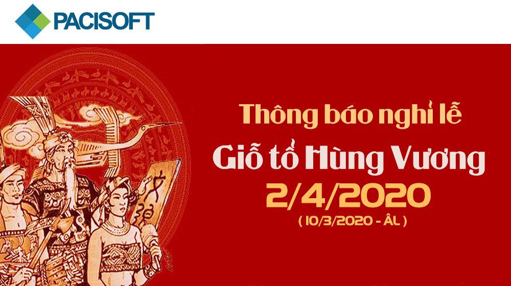 Thông báo nghỉ lễ giõ tổ 2020