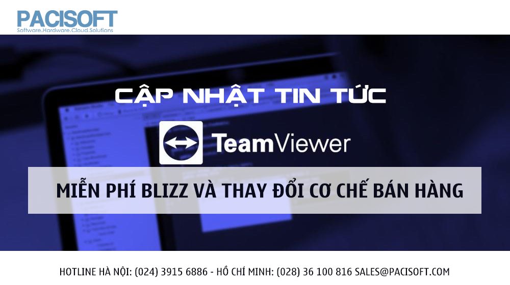 Teamviewer - miễn phí Blizz và thay đổi cơ chế bán hàng