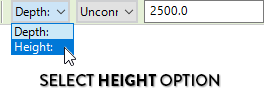 select height options