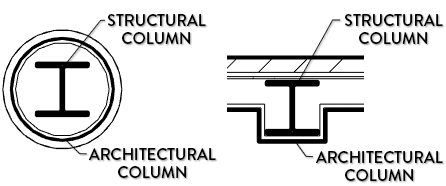 structural -Arhtectural column