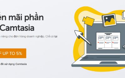 Khuyến mãi khi mua bản quyền Techsmith Camtasia