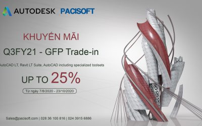 Chương trình khuyến mãi Autodesk Quý 3 từ ngày 7/8 – 23/10/2020