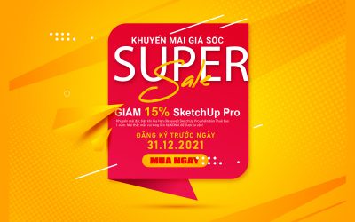 SketchUp | Khuyến Mãi Giá Sốc 15% OFF