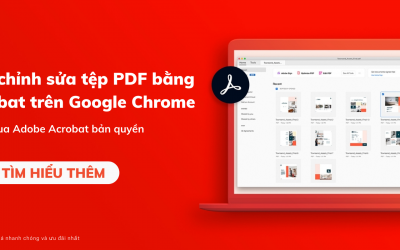 Cách chỉnh sửa tệp PDF bằng Adobe Acrobat trên Google Chrome. Tư vấn mua Adobe Acrobat bản quyền