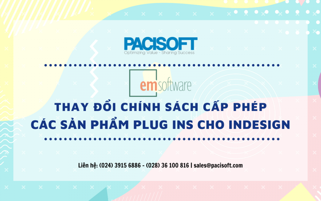 Em Software thay đổi chính sách cấp phép các sản phẩm plugins cho InDesign