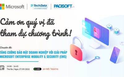 Pacisoft tổ chức thành công hội thảo trực tuyến Microsoft  EMS 27/09/2022